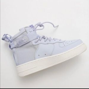 Nike Air Force 1 mid sneakers baby blue